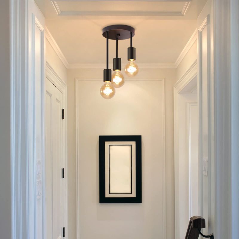 Retro-Pendelleuchte Deckenlampe Trio