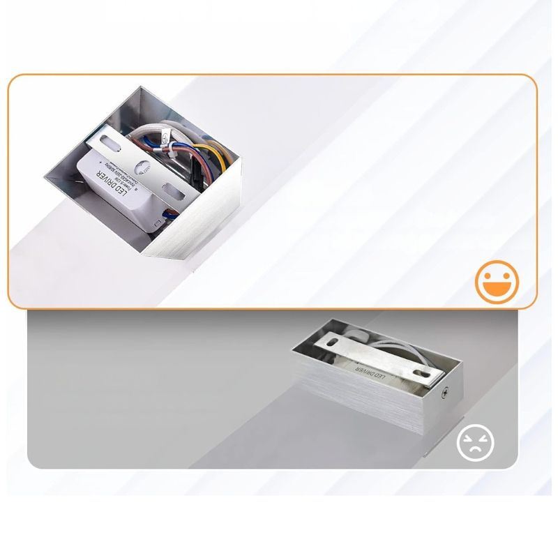 Acryl LED Wandleuchten-Set