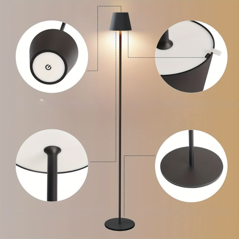 Moderne LED-Stehlampe