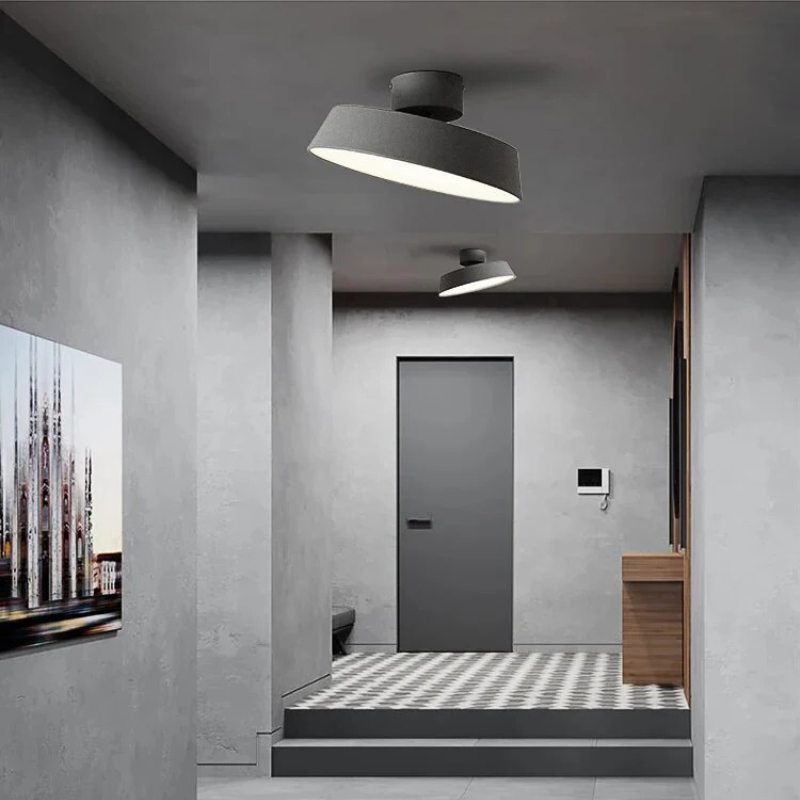 Moderne drehbare LED-Deckenleuchte mit verstellbarem Design für eine flexible Raumbeleuchtung
