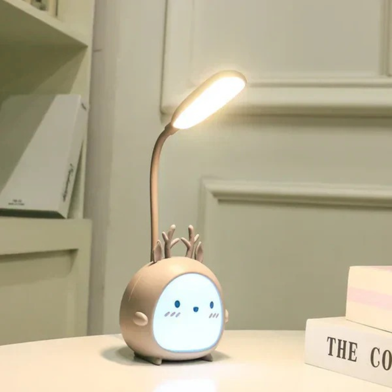 USB-aufladbare Leselampe für Kinder mit Augenschutz und Cartoon-Design