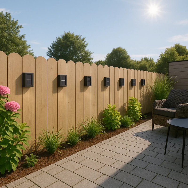 SolarGlow LED-Außenwandleuchte, solarbetrieben mit warmweißem Licht, wasserdichtes Design gemäß IP65 und optionalem Bewegungsmelder für Terrassen, Gärten und Balkone.