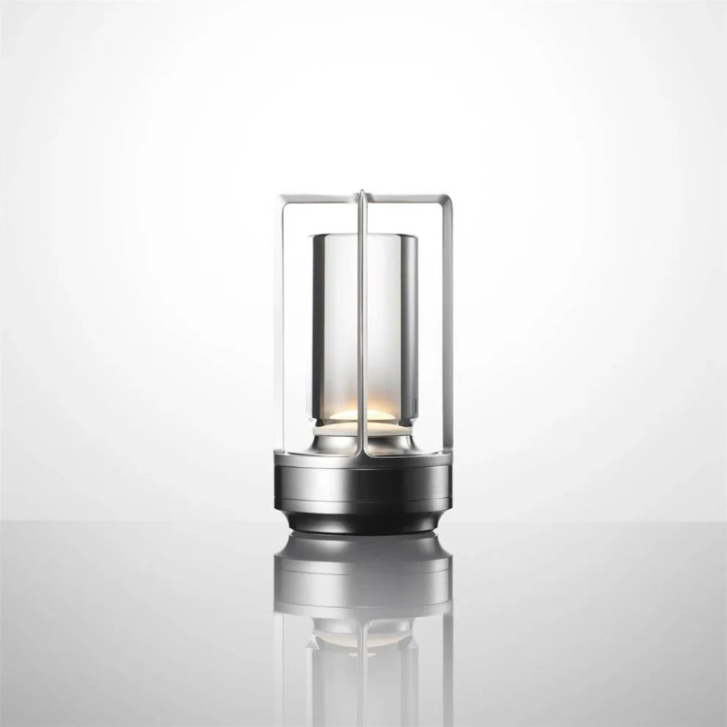 Elegante Kristall-Tischlampe mit Touch-Dimmer und wiederaufladbarem USB-Design