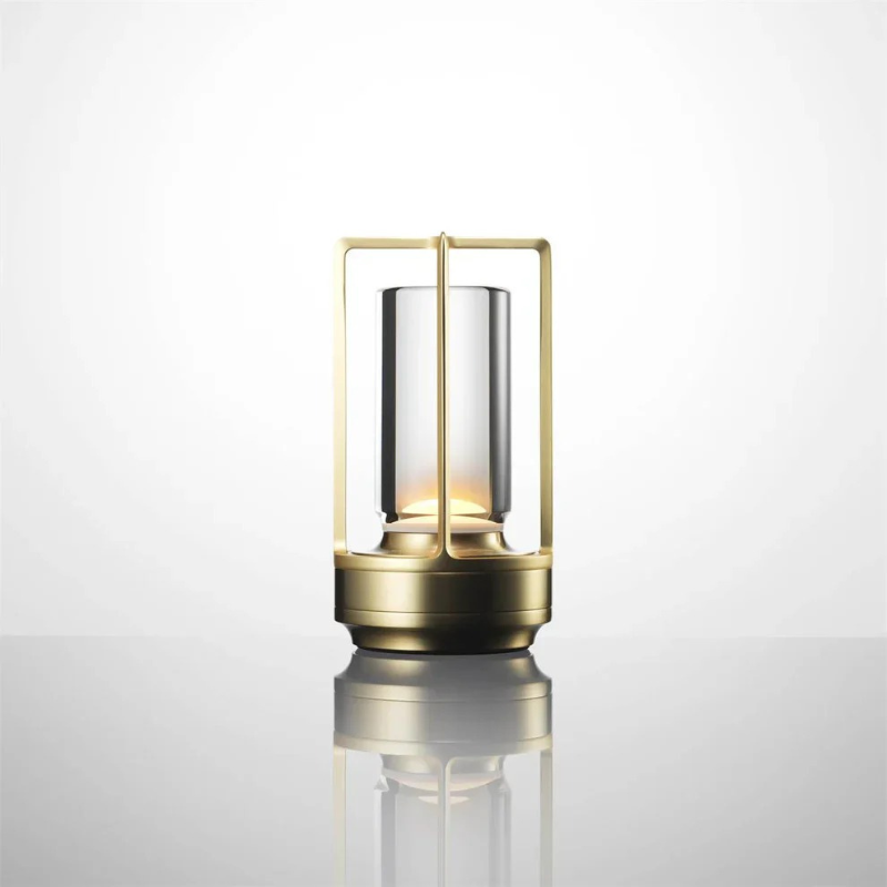Elegante Kristall-Tischlampe mit Touch-Dimmer und wiederaufladbarem USB-Design
