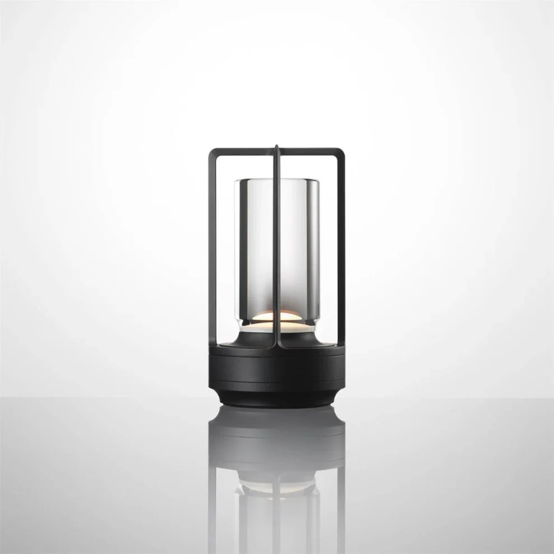 Elegante Kristall-Tischlampe mit Touch-Dimmer und wiederaufladbarem USB-Design