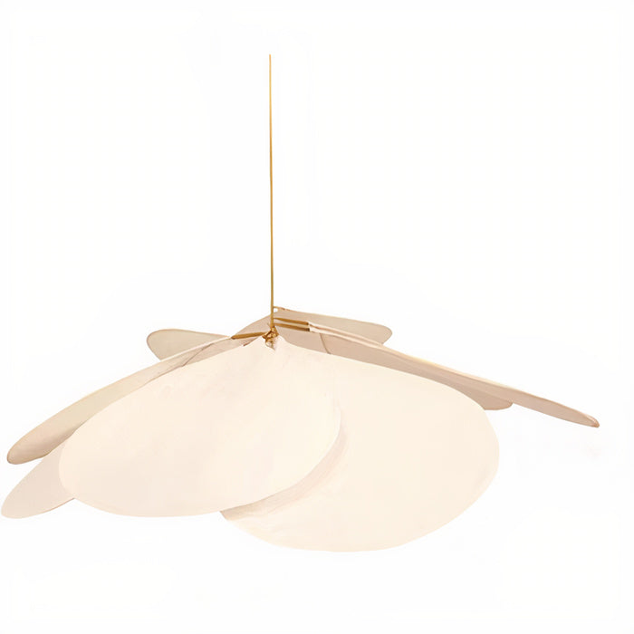 Elegante, von Blütenblättern inspirierte Pendelleuchte mit floralem Design für moderne Innenräume