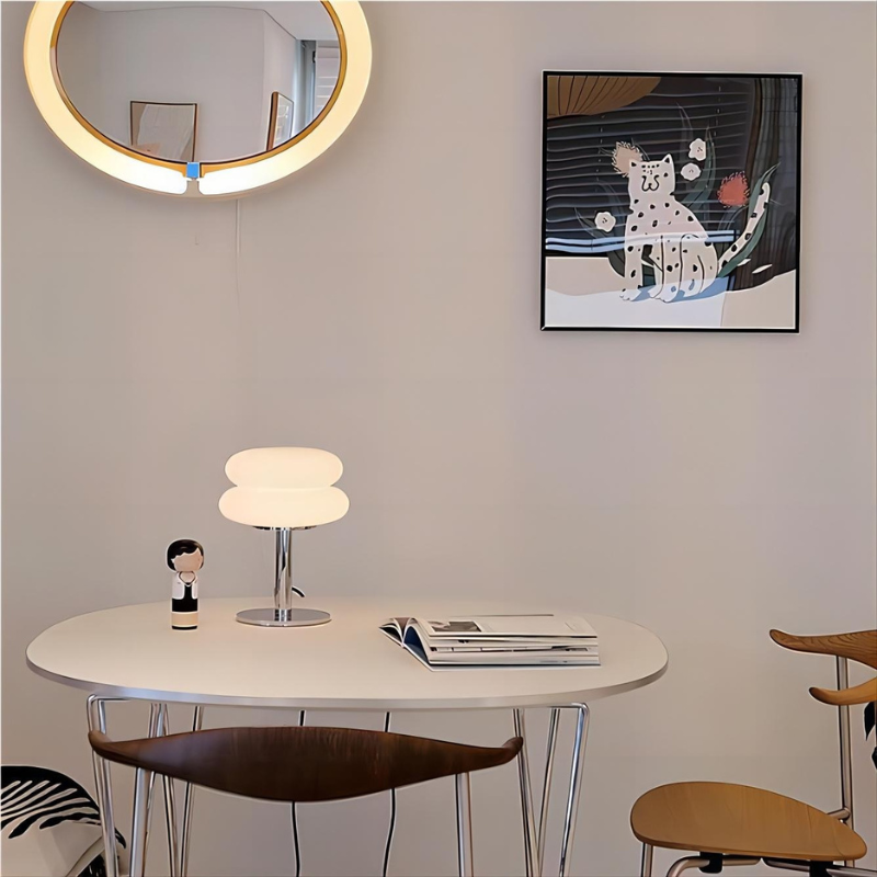 Ikonische italienische Tischleuchte im Bauhaus-Stil mit wiederaufladbarem, verstellbarem LED-Licht