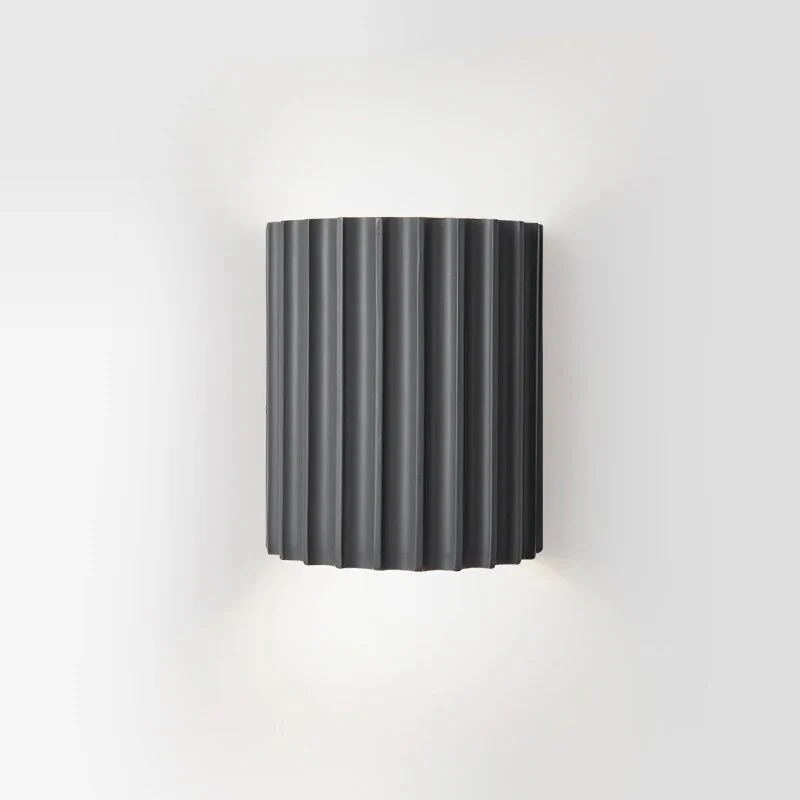 Wandleuchte aus Kunstharz mit modernem, künstlerischem Design und warmem LED-Licht