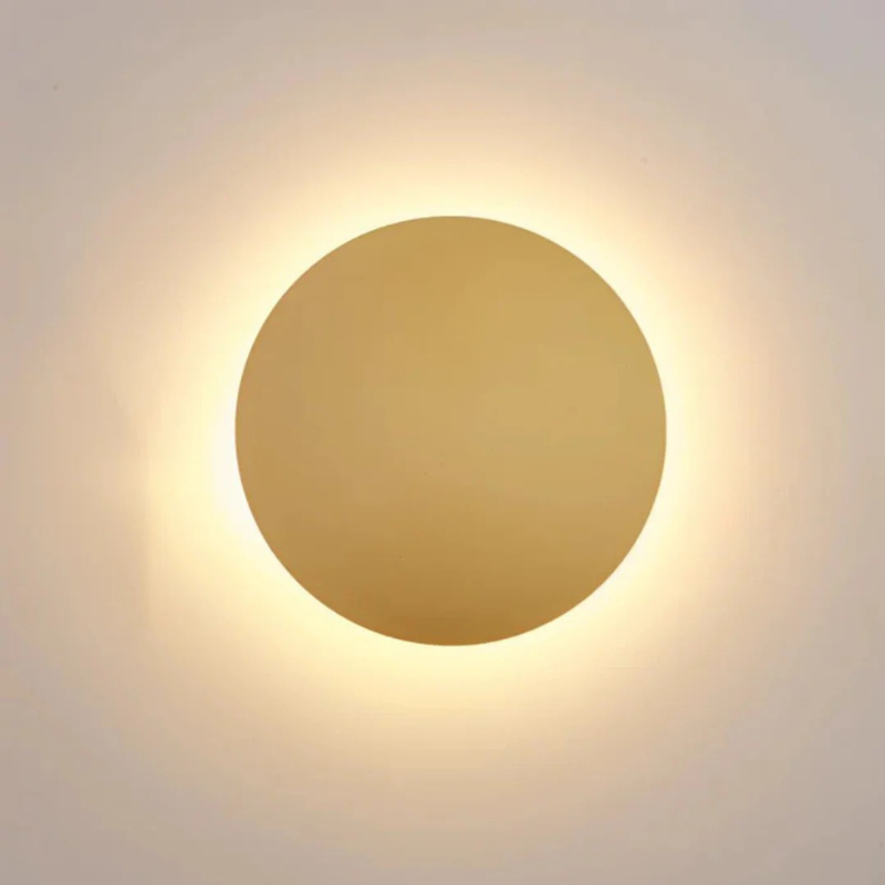 Moderne runde LED-Wandleuchte