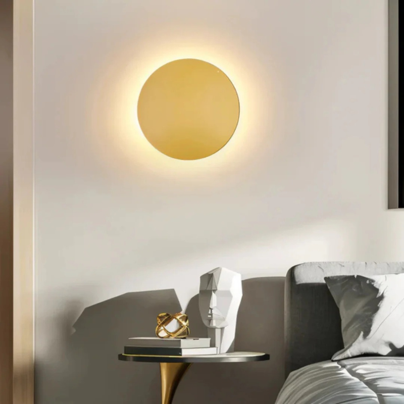 Moderne runde LED-Wandleuchte