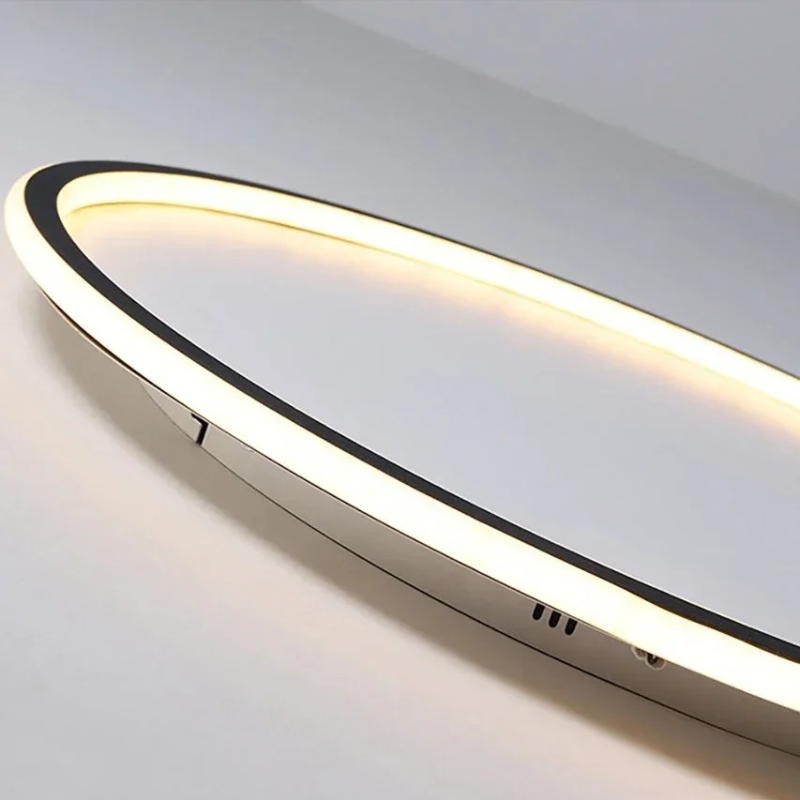 Nordische runde LED-Deckenleuchte im minimalistischen skandinavischen Design
