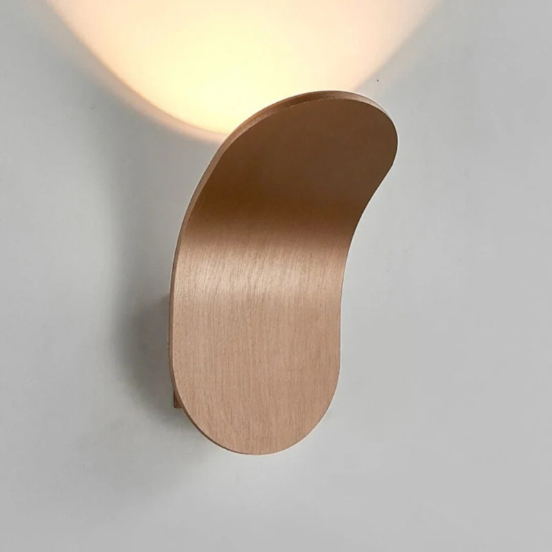 Moderne Wandleuchte im skandinavischen Stil mit minimalistischem nordischem Design, kompakte LED-Wandleuchte für Schlafzimmer, Küche und Wohnzimmer