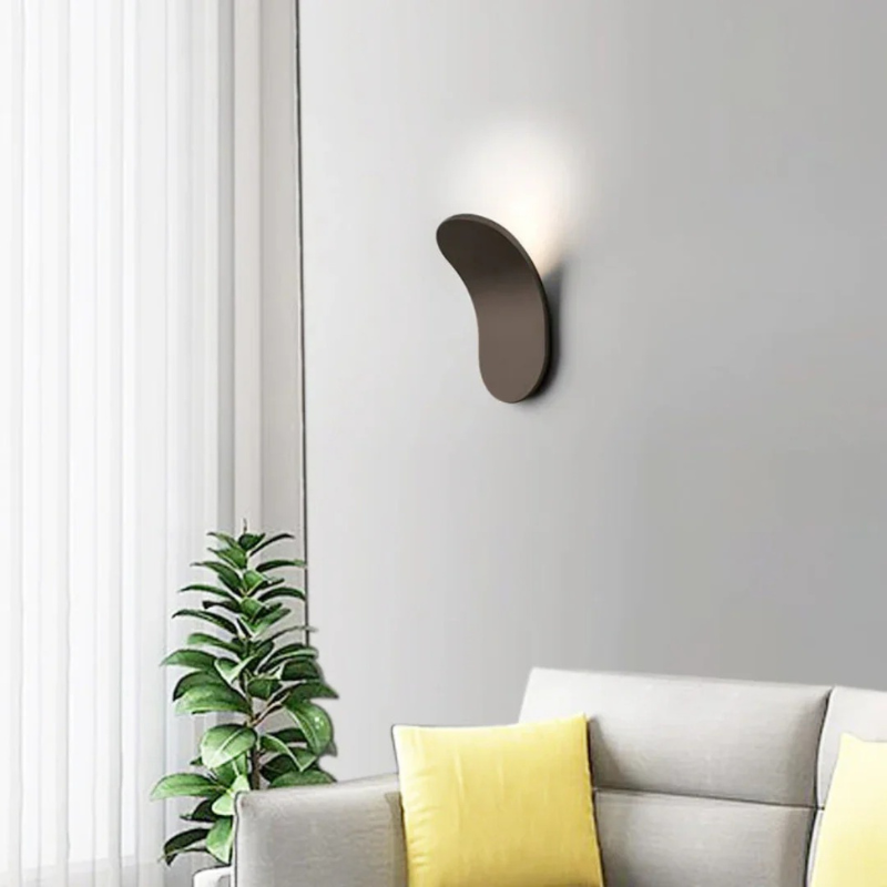 Moderne Wandleuchte im skandinavischen Stil mit minimalistischem nordischem Design, kompakte LED-Wandleuchte für Schlafzimmer, Küche und Wohnzimmer